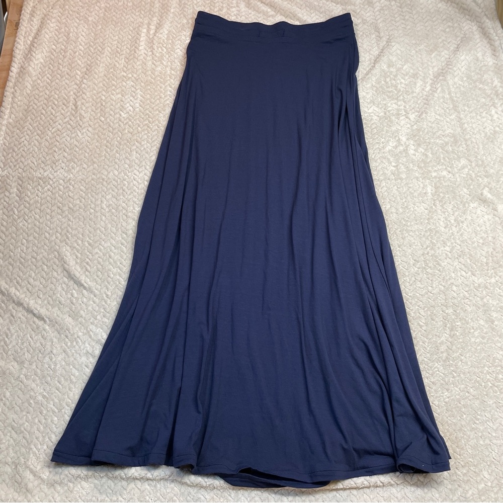 Tommy Bahama Navy Blue Maxi Skirt Women Size Small